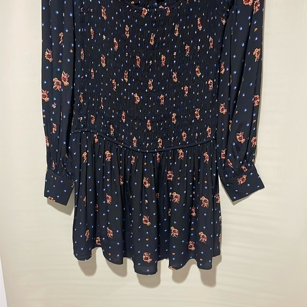 Free People Square Neck Mini Dress Size SP - Picture 7 of 17